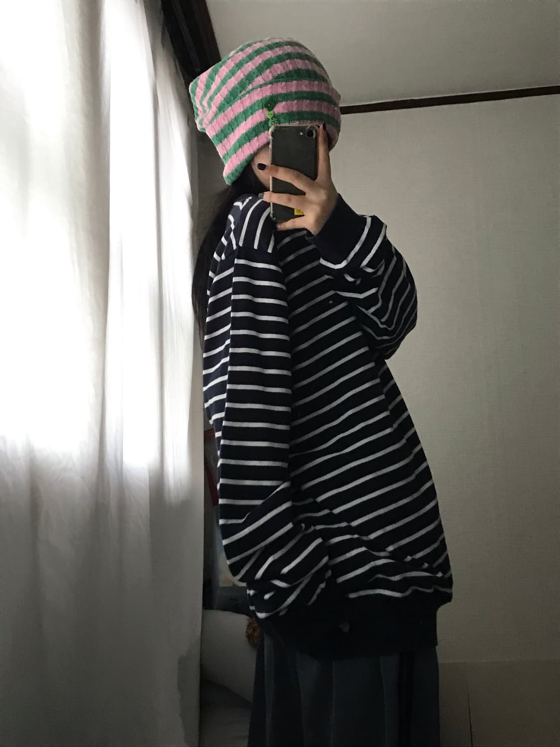 타미힐피거 스트라이프 루즈핏 니트 상품이미지3