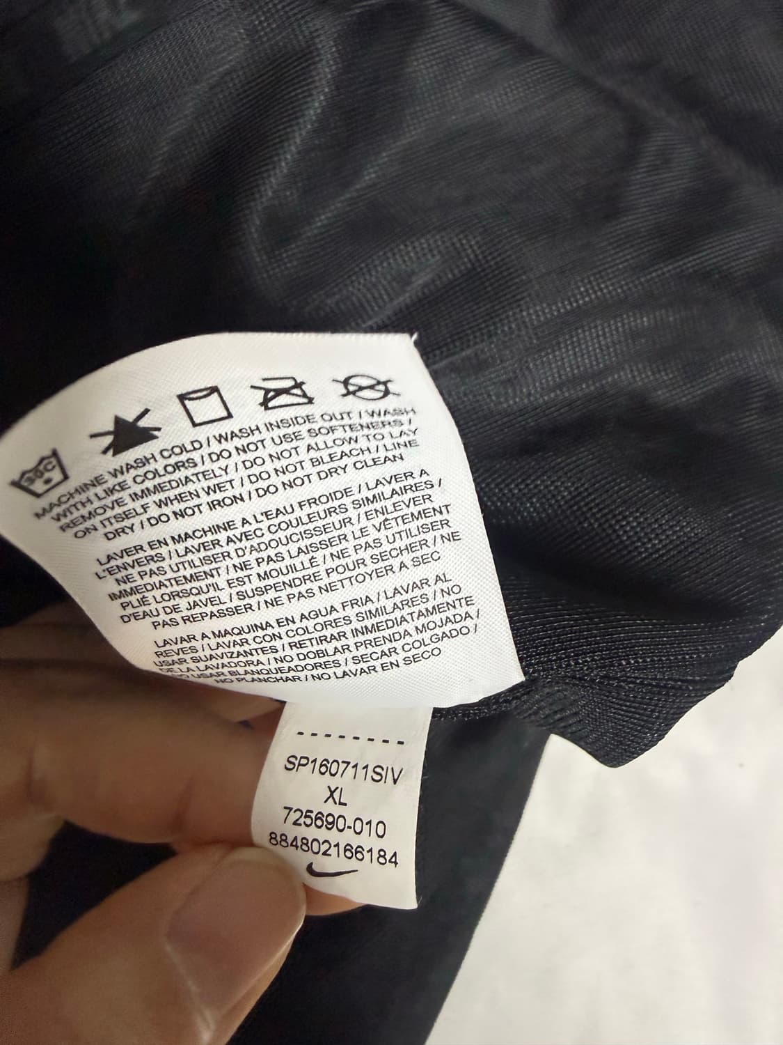 Nike Golf Black Windbreaker Jacket XL 상품이미지6