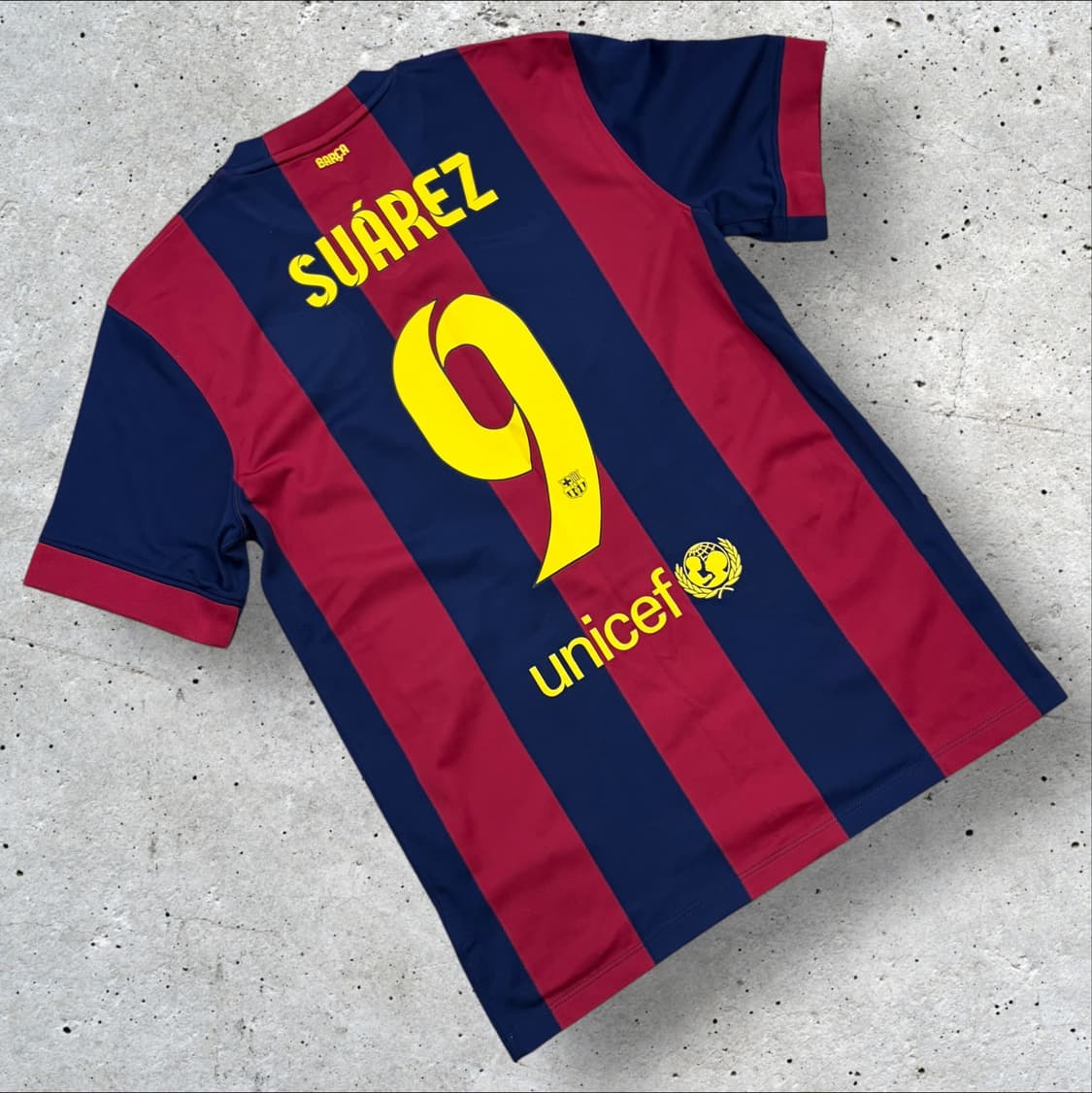 [M] 14-15 나이키 바르셀로나 수아레즈 9번 유니폼 반팔 C611 상품이미지2