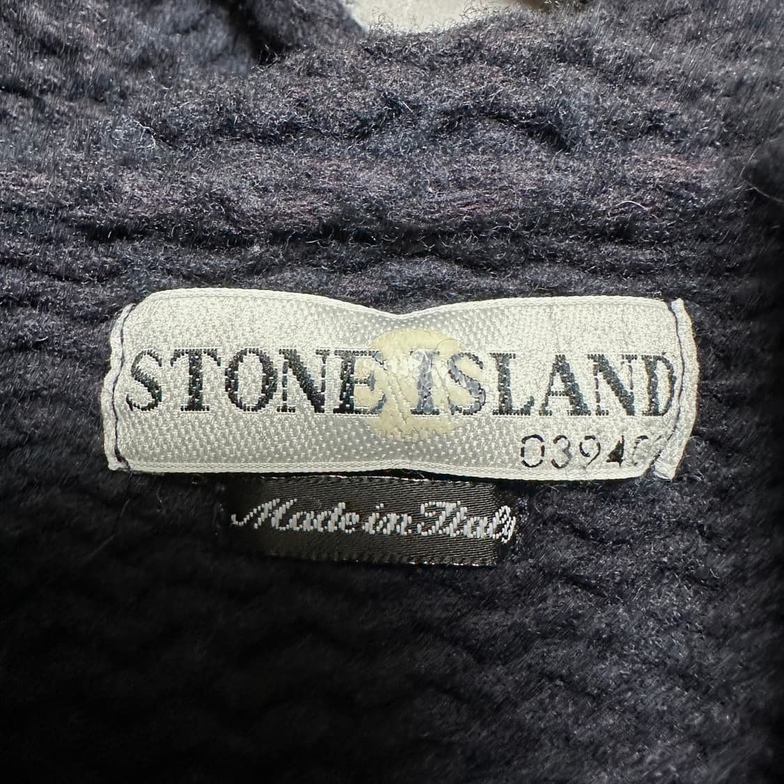 [L]스톤아일랜드 와펜 후드 니트 집업 상품이미지5