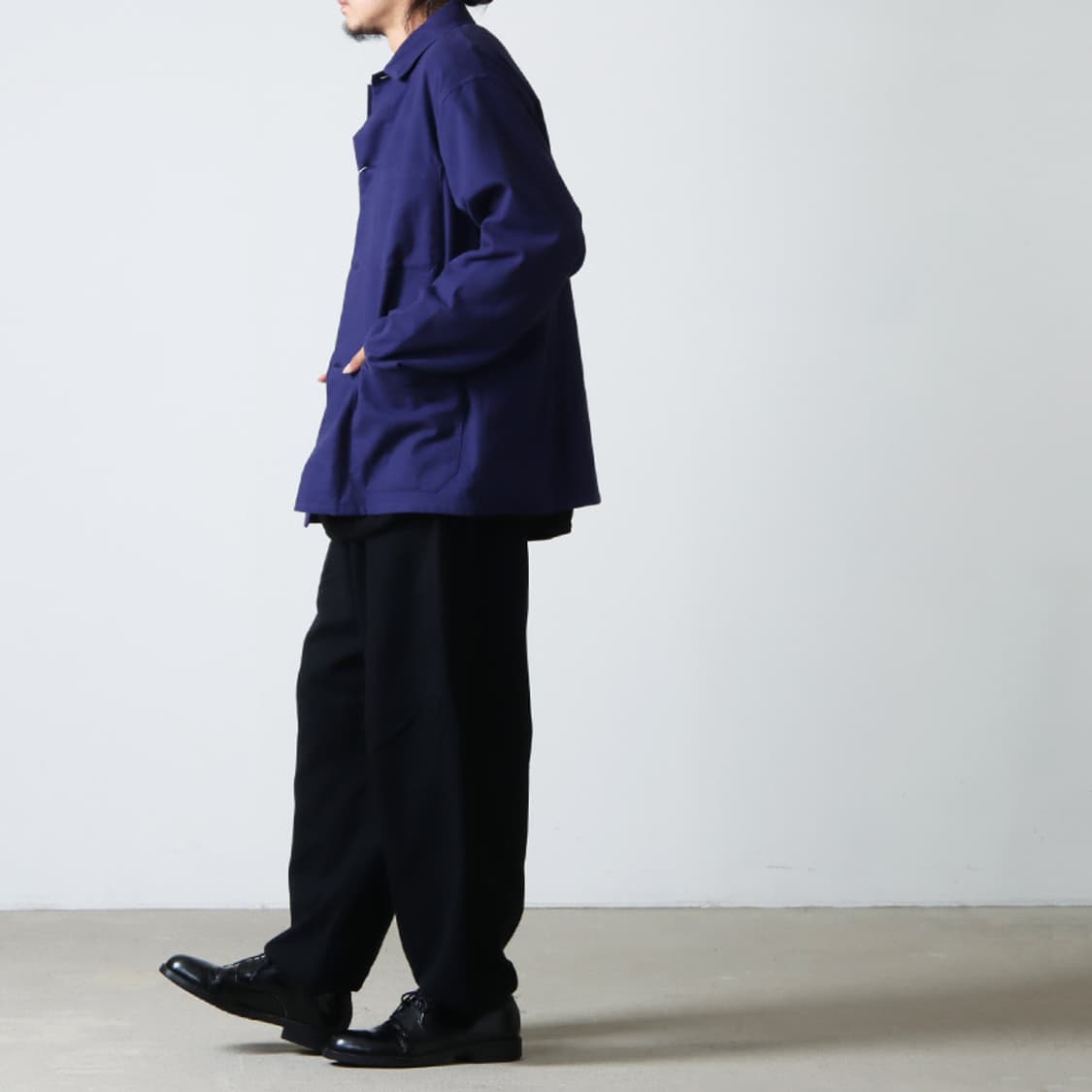 코모리 22AW 코튼넬 워크자켓 상품이미지1