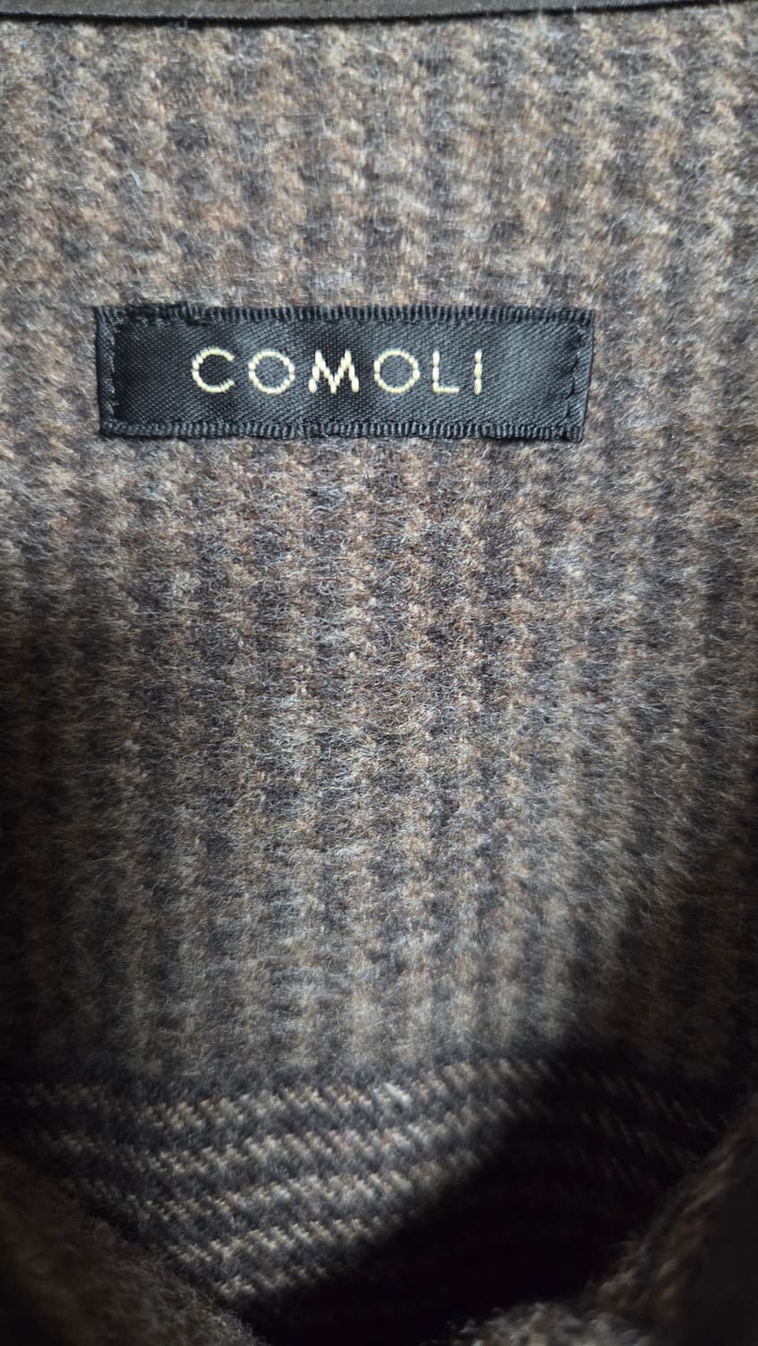 코모리 울캐시미어 셔츠 브라운 3 상품이미지4