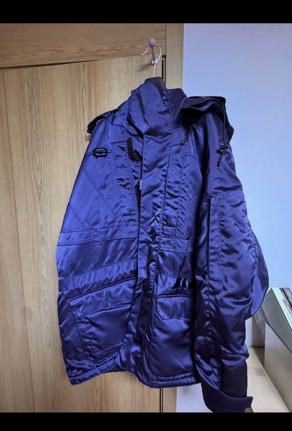 발렌시아가 퍼플 후드 점퍼 상품이미지1