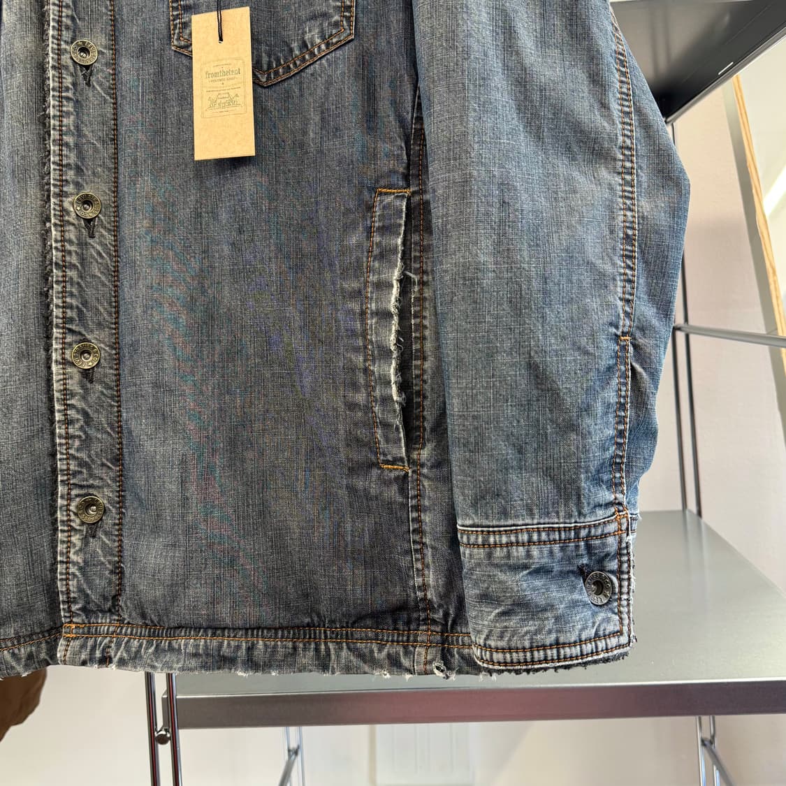 리바이스 워싱 쉐르파 데님 자켓 (L)   상품이미지4