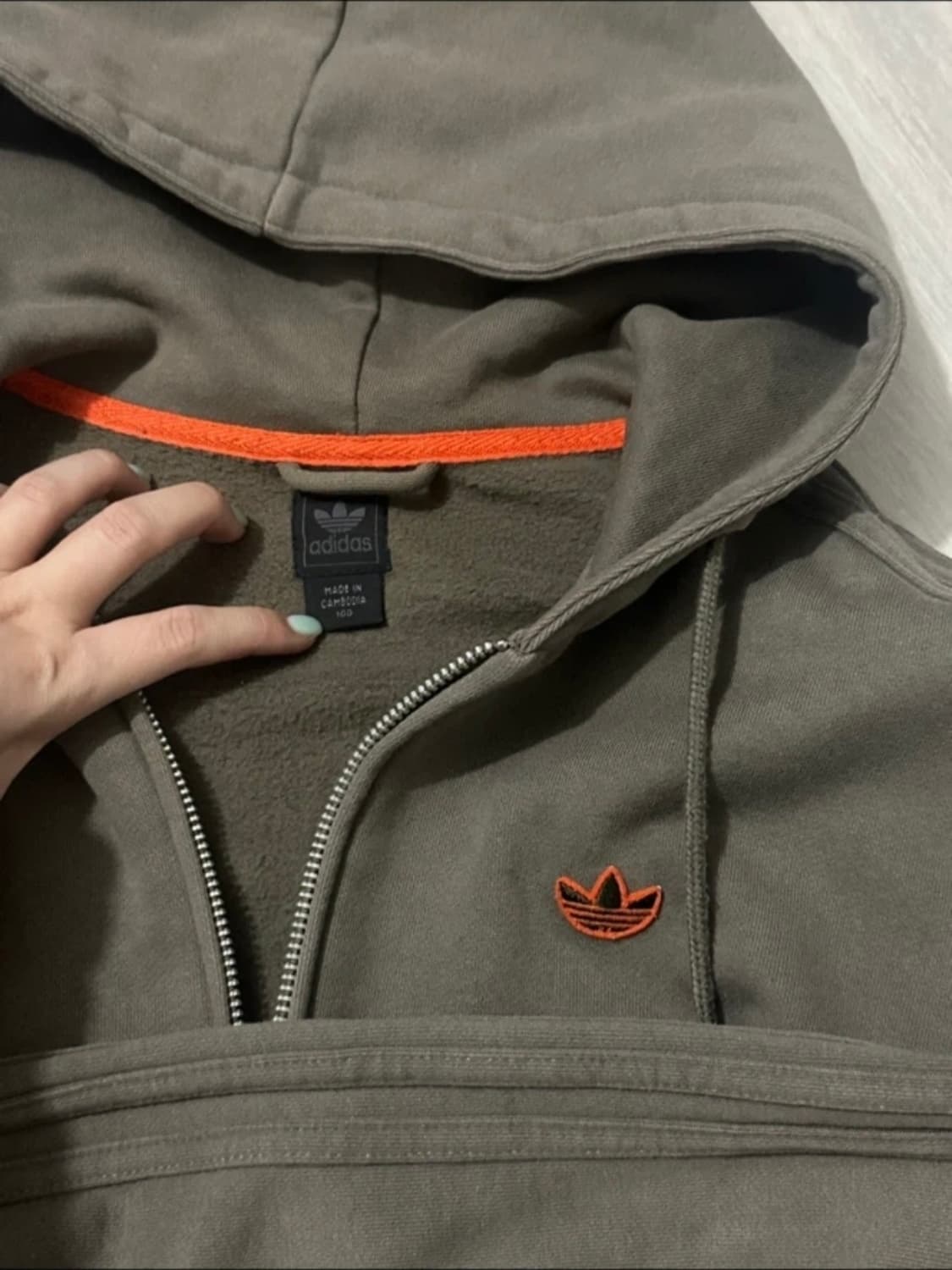 🐻아디다스 브라운 삼선 후드집업🤎 상품이미지2