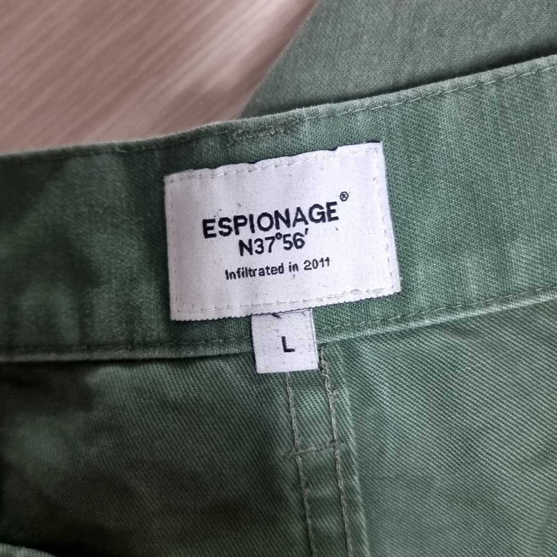 유니폼브릿지 카키색 정글퍼티그  면바지(라지 33,34) 상품이미지8