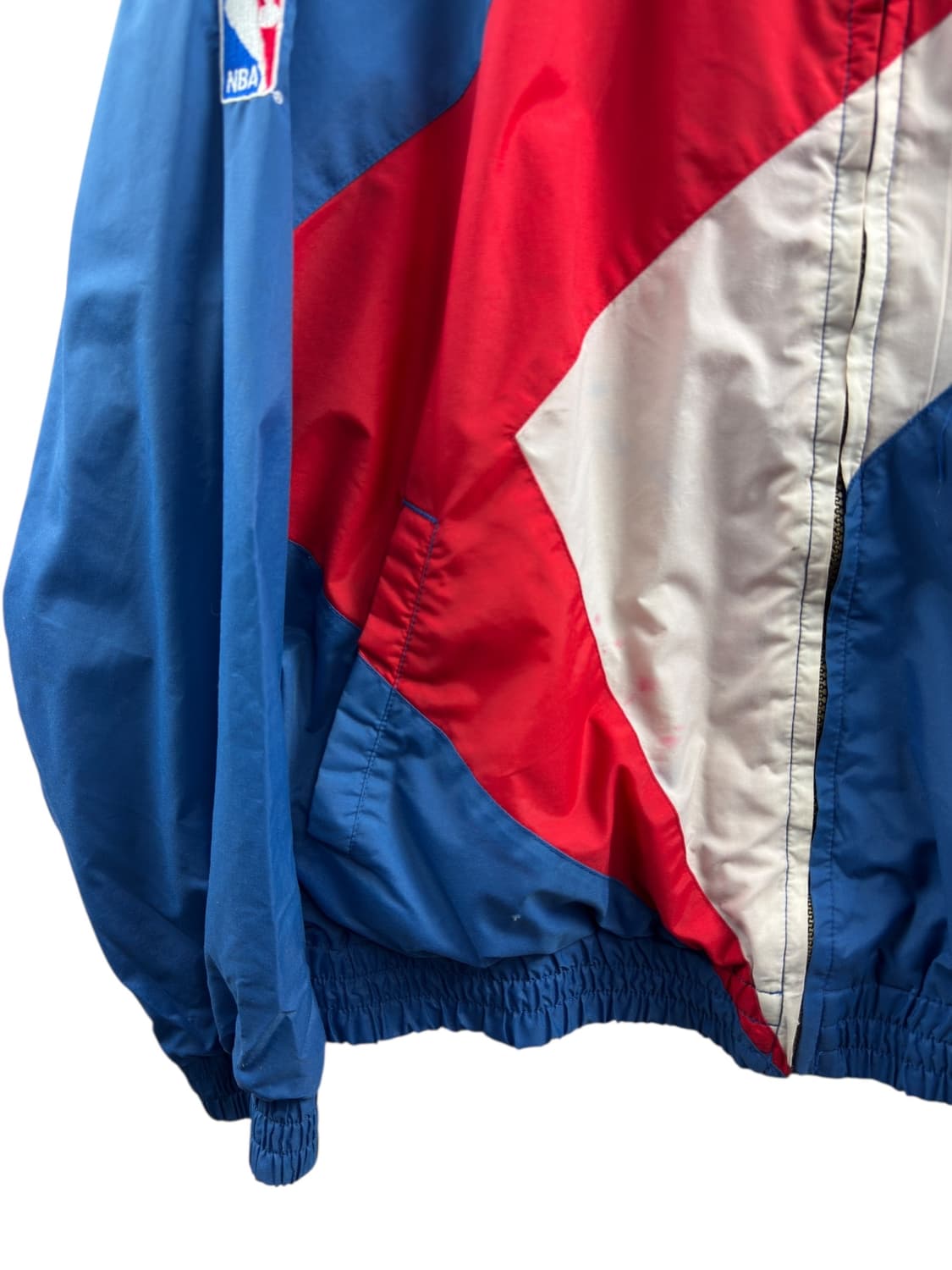 90S LEE NBA 디트로이트 피스톤즈 블루레드 바람막이1328 상품이미지5