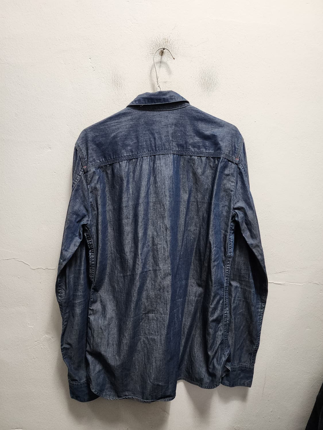 알마니 익스체인지 배색 데님셔츠 상품이미지2