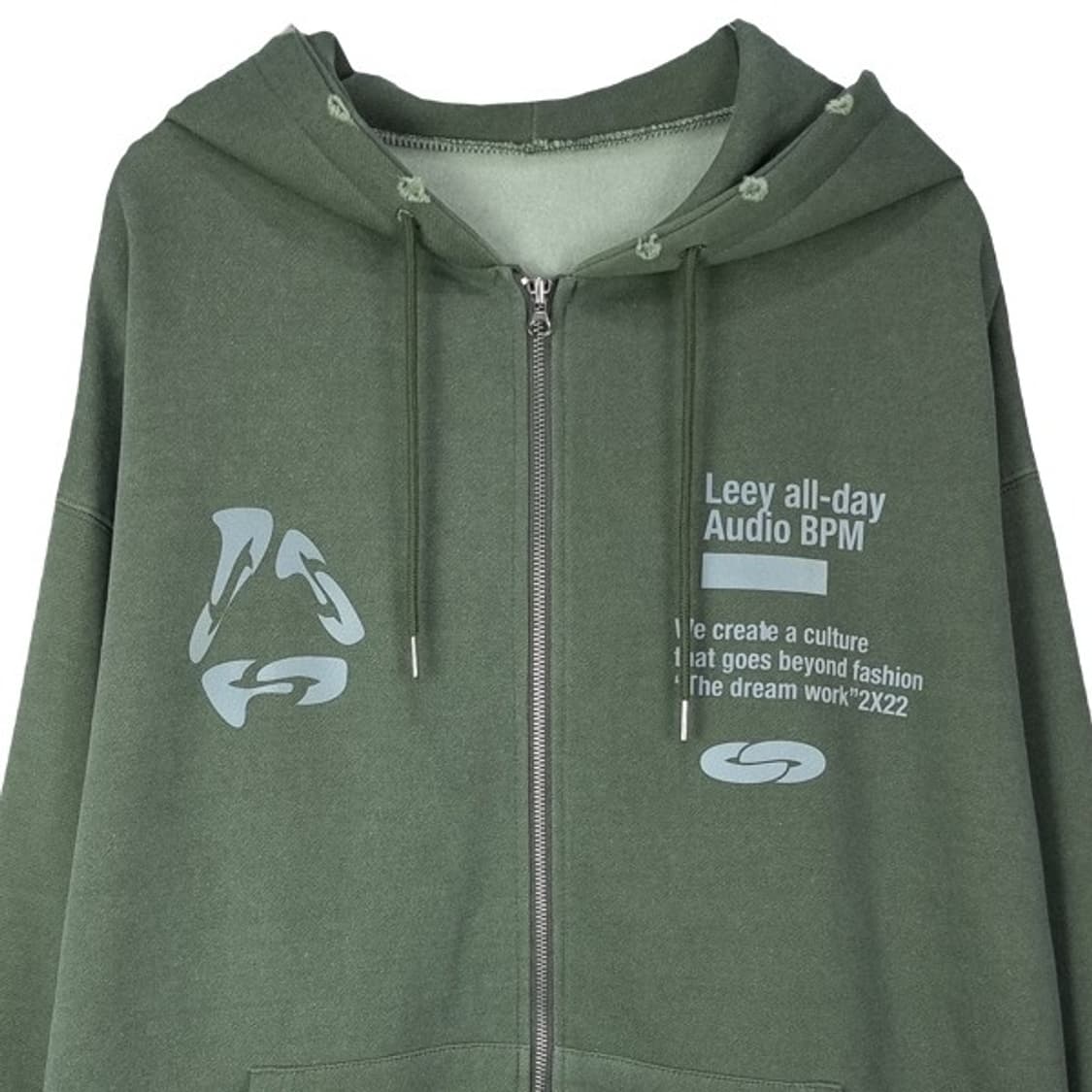 [엘이이와이](새상품) 그래픽 프린팅 오버사이즈 후드 집업 M17930 상품이미지4