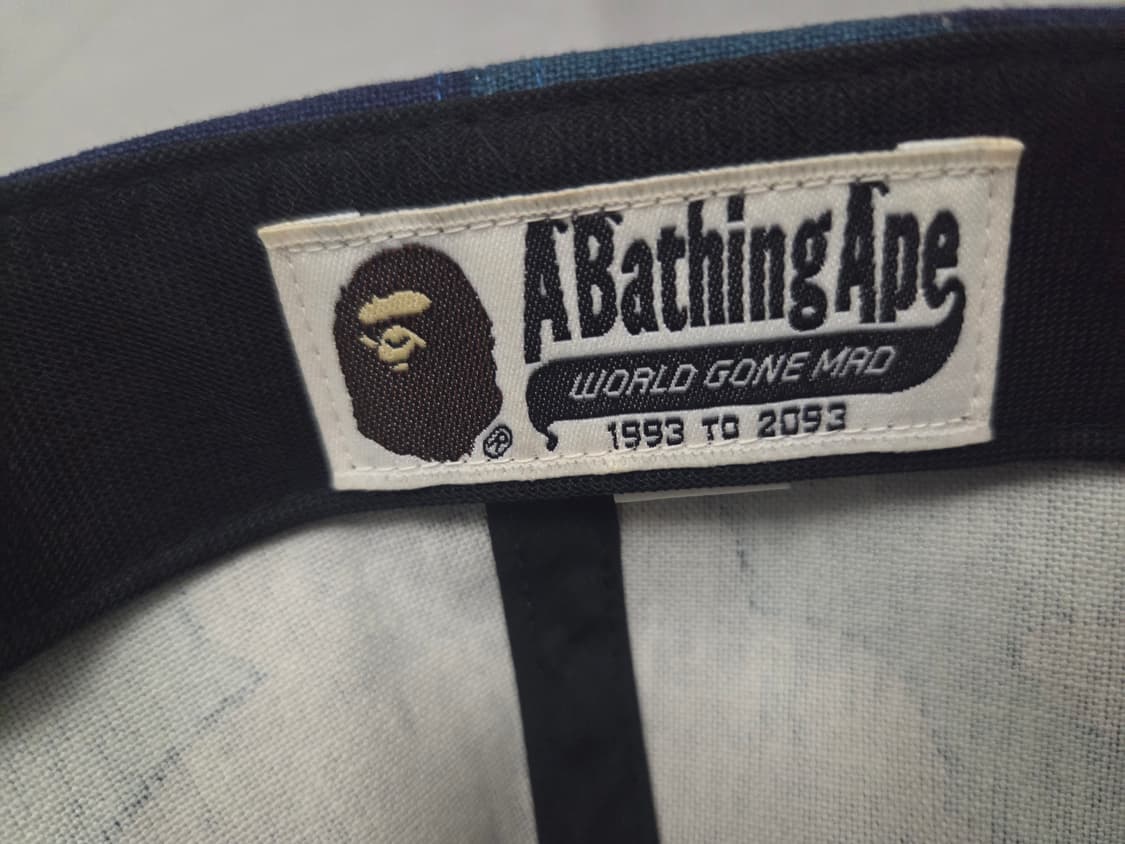 베이프 사루페이스 빈지노 볼캡 빅페이스 스냅백 레드 블루 일괄 상품이미지6