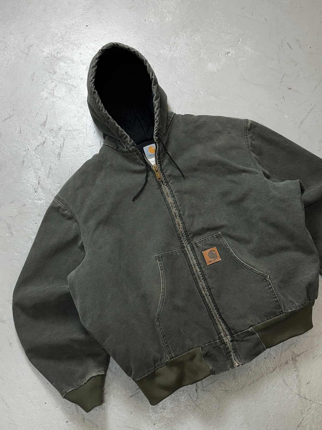 00s OG USA Made 칼하트 J68 액티브 칼하트 MOS J130 상품이미지5