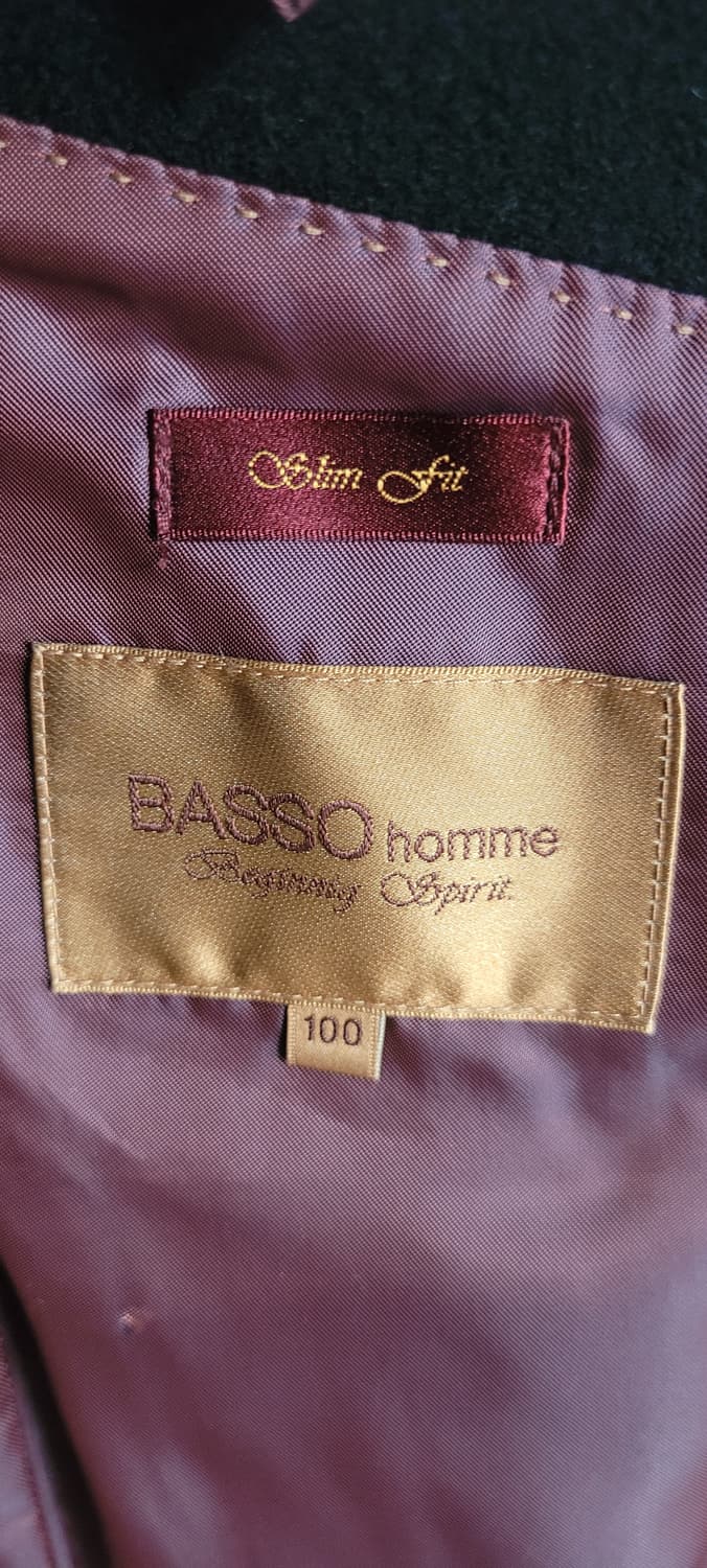 (남성95사이즈) BASSO HOMME 더블코트,자켓(모89) 상품이미지6