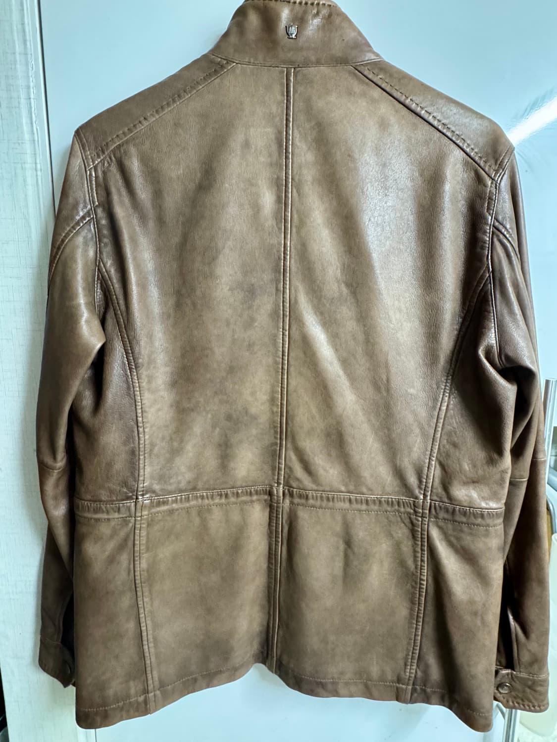 마시모두띠(Massimo Dutti) 남성 가죽 필드 자켓 상품이미지2