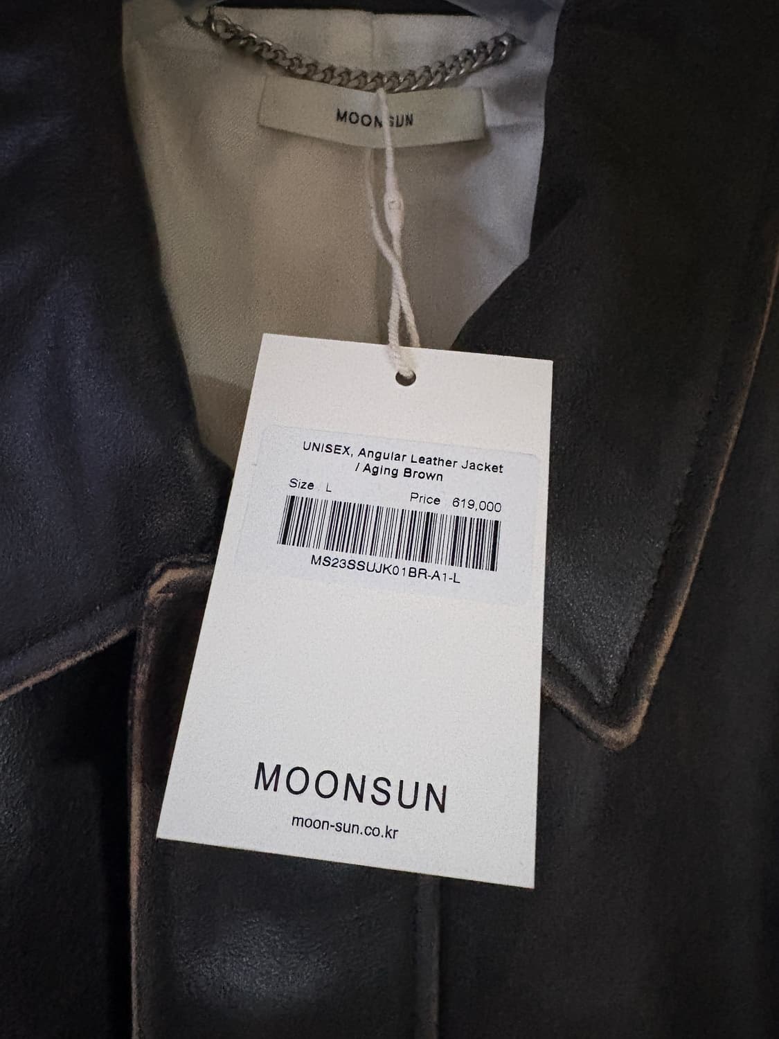 (새상품) 문선 소가죽 레더 자켓 상품이미지3