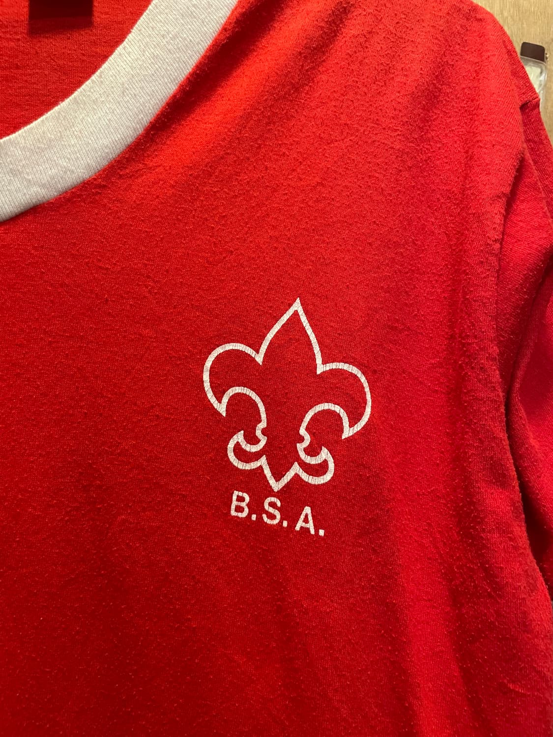 1970-80's Vintage V-Neck Football Tee 상품이미지2
