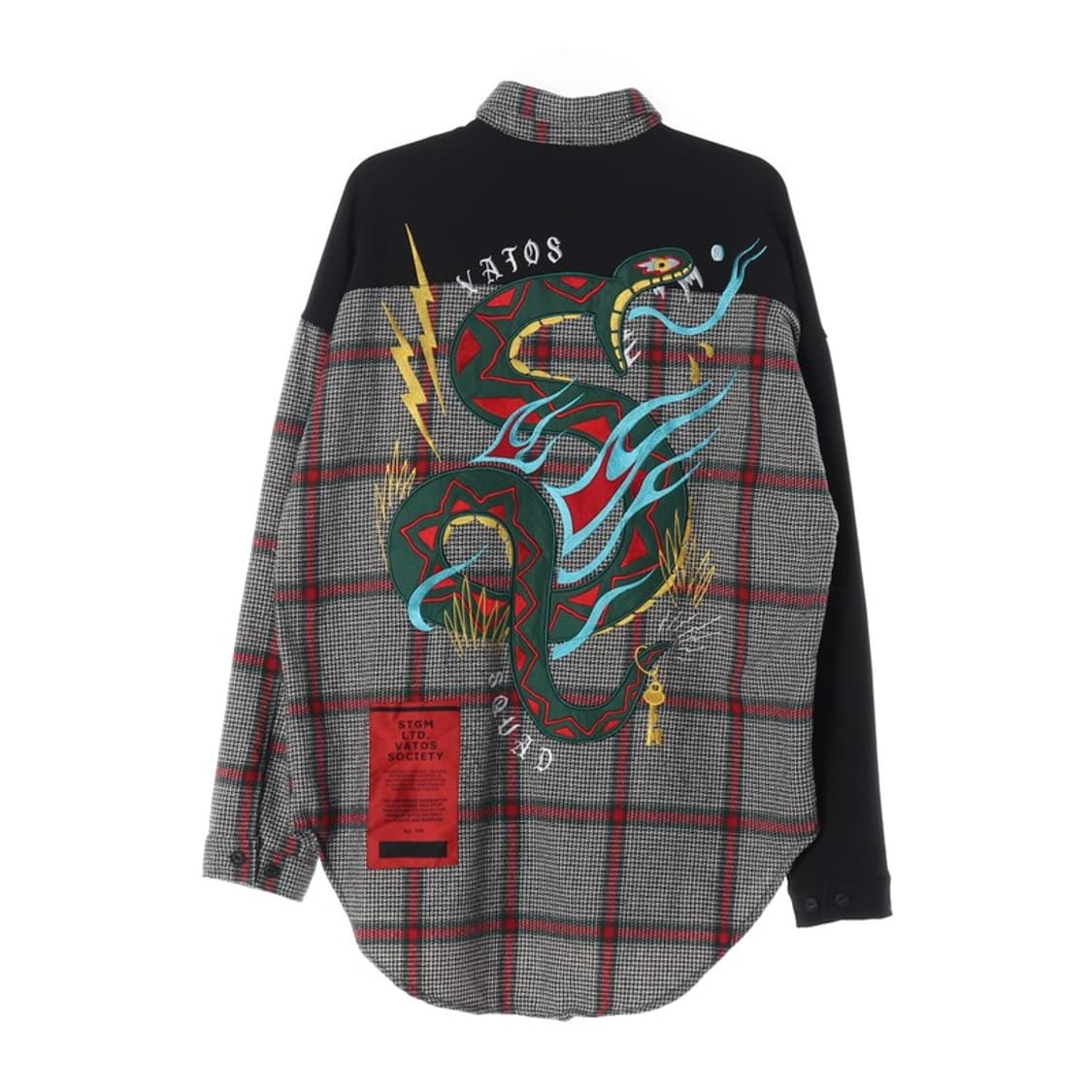 스티그마 바토스 소사이어티 배색 체크 셔츠 XL 상품이미지2