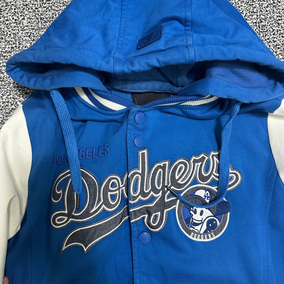 (100) MLB LA 다저스 후드 야구자켓 바시티 자켓 상품이미지2