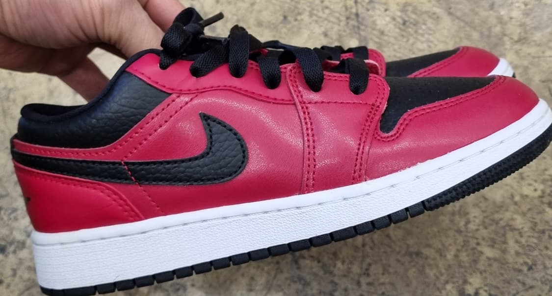 에어 조던 1 로우 GS '짐레드블랙' (225mm) 상품이미지5