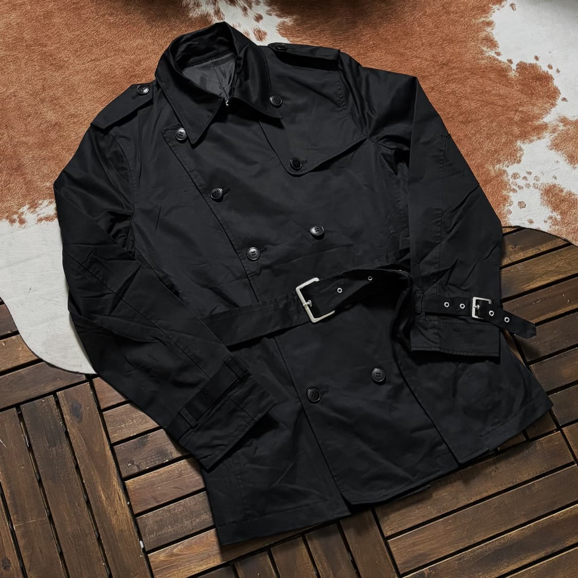 타케오키쿠치 트렌치 코트 하프코트 상품이미지3