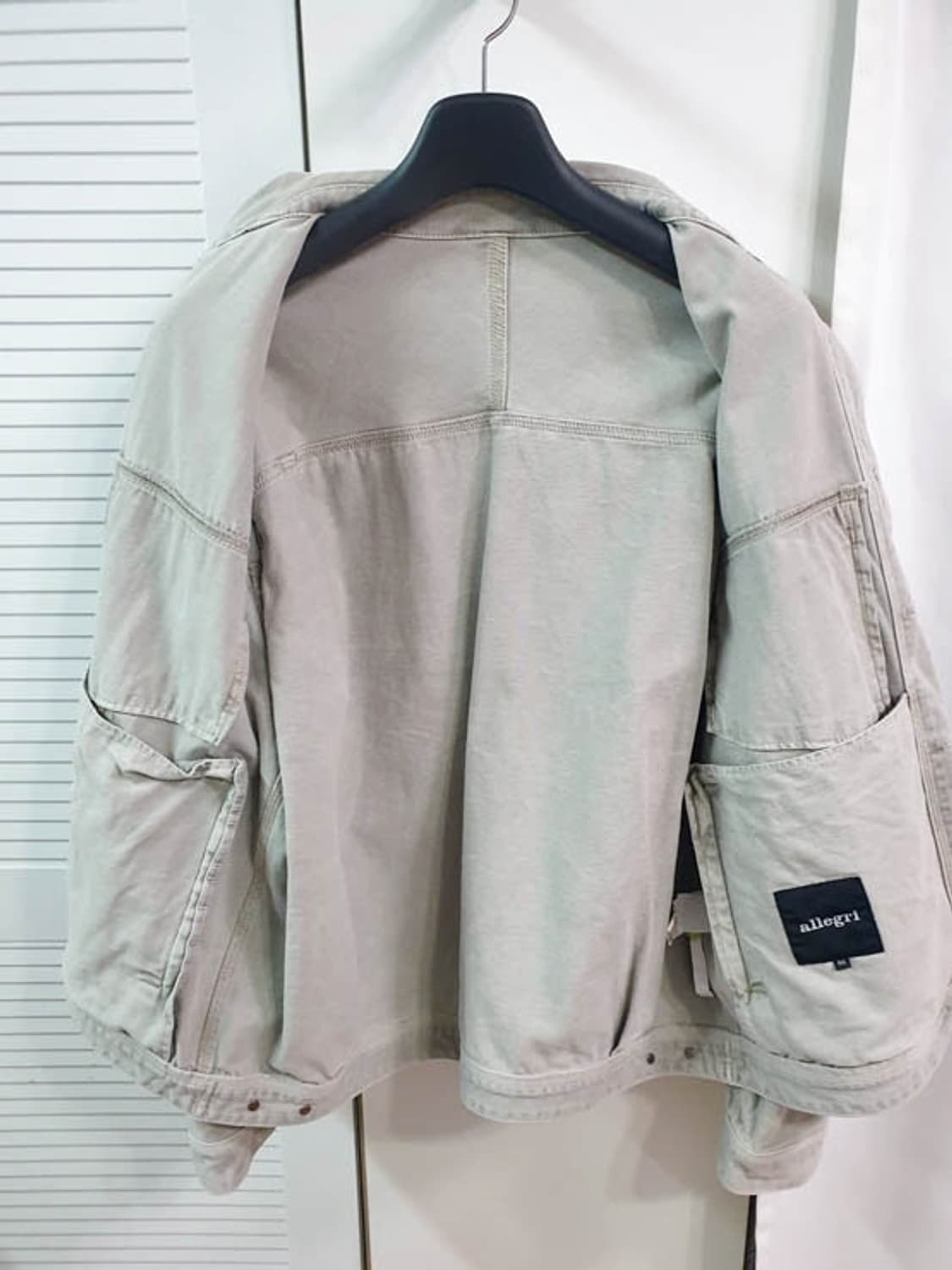 알레그리 오버핏 데님 트러커 청자켓 그레이 50 상품이미지6