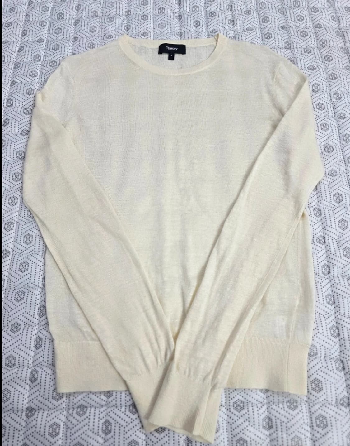 띠어리 아이보리 니트 ~55 상품이미지3