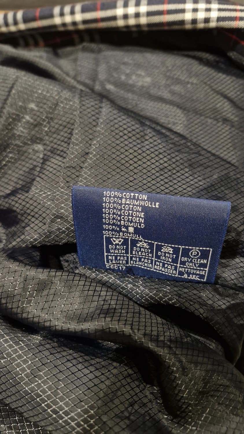 버버리 네이비 블루종 빈티지 자켓 상품이미지5