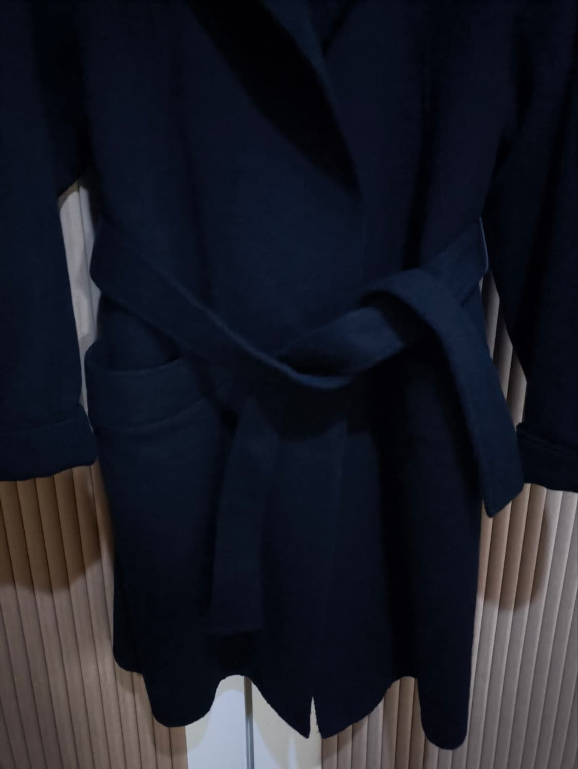 82 시스템 캐시미어 벨티드 코트 상품이미지5