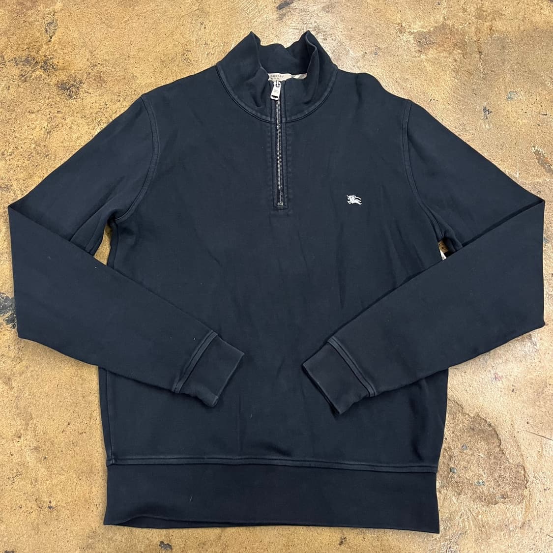 [정품/S] 버버리 런던 블랙 하프집업 맨투맨 b18 상품이미지2