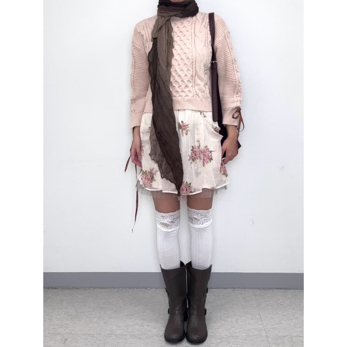 빈티지 러블리 연핑크 니트 상품이미지2