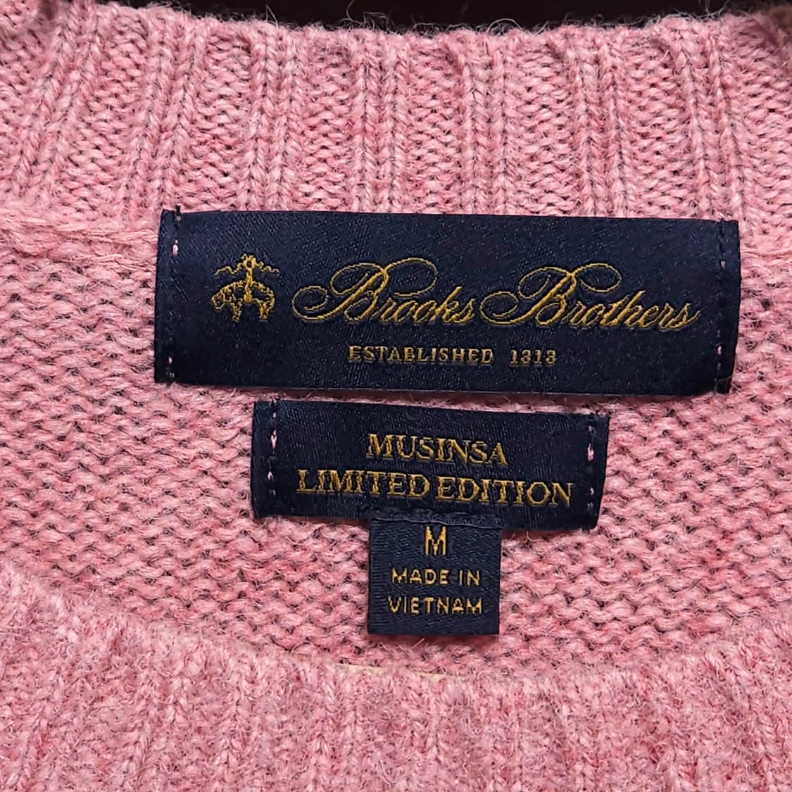 100)Brooks Brothers 브룩스브라더스 무신사 콜라보 울 니트 상품이미지4