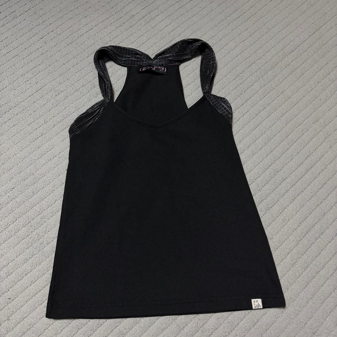 에세이 eessay CHU sleeveless top (블랙) 상품이미지4