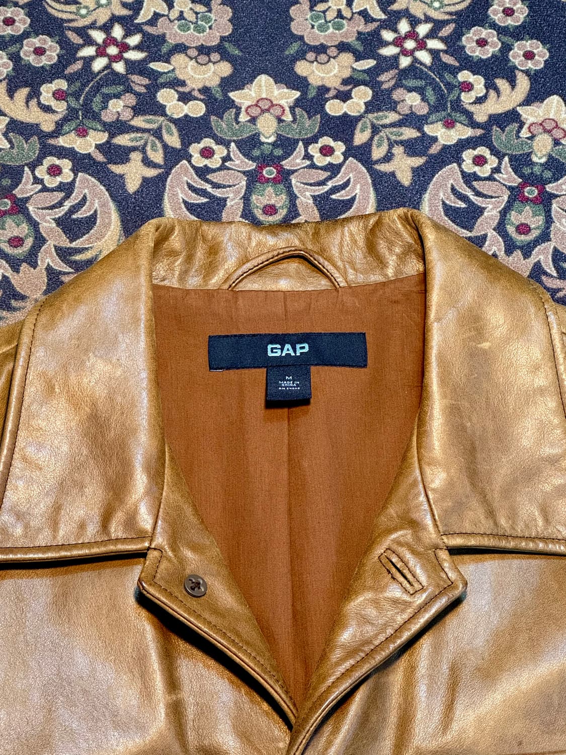 00s 올드 갭 카우하이드 레더 카코트 자켓 상품이미지2