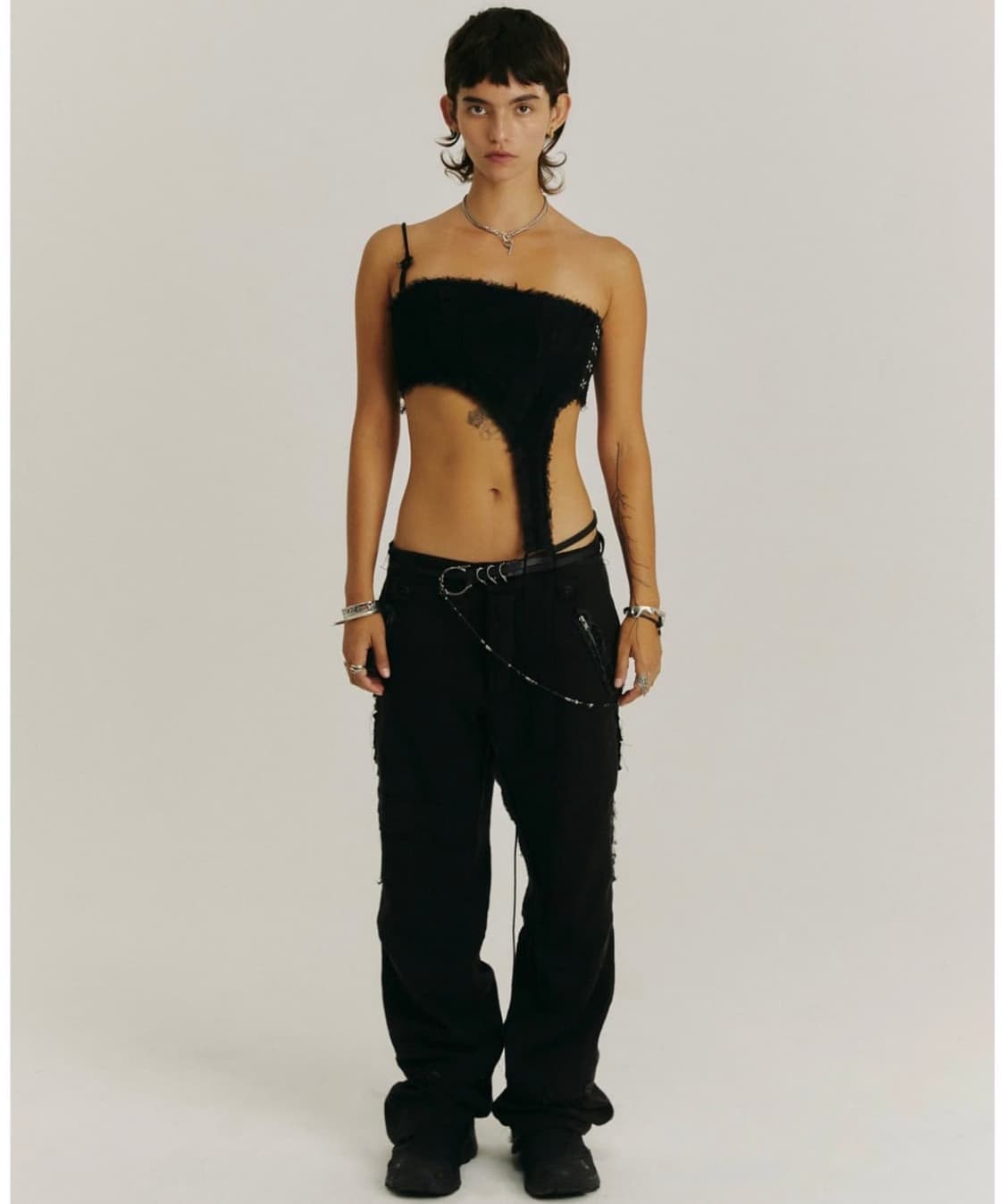 [2] HYEIN SEO 패치워크 팬츠 상품이미지2