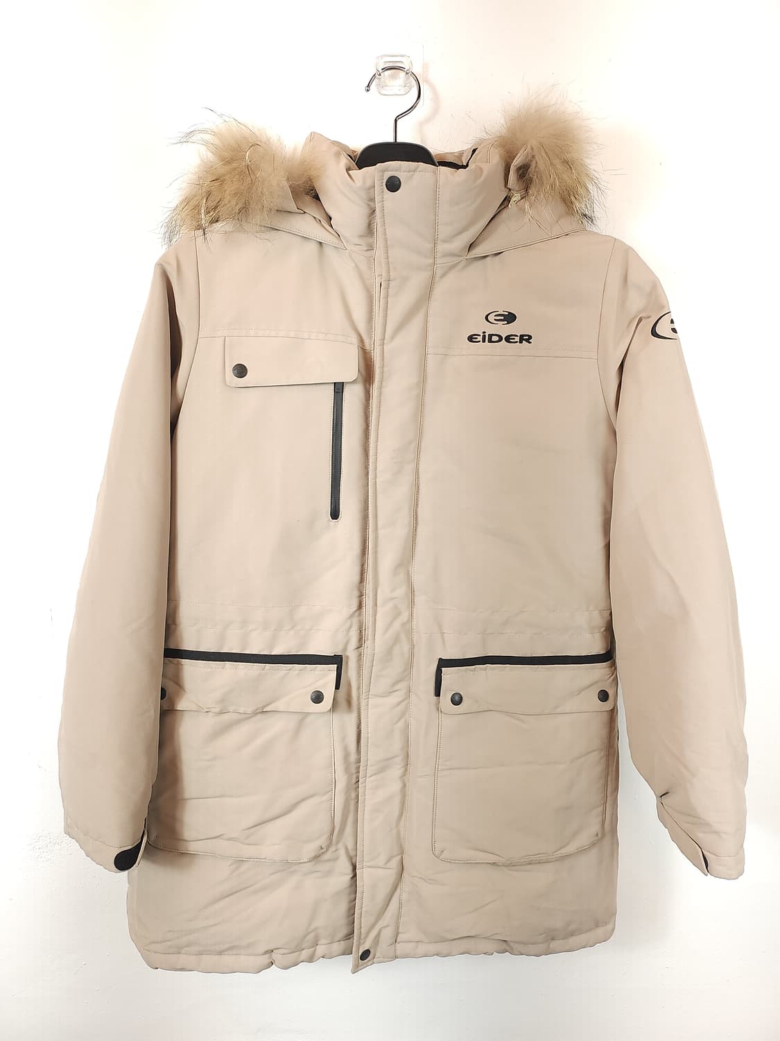 아이더 발열 다운패딩 베이지 100 L 상품이미지1