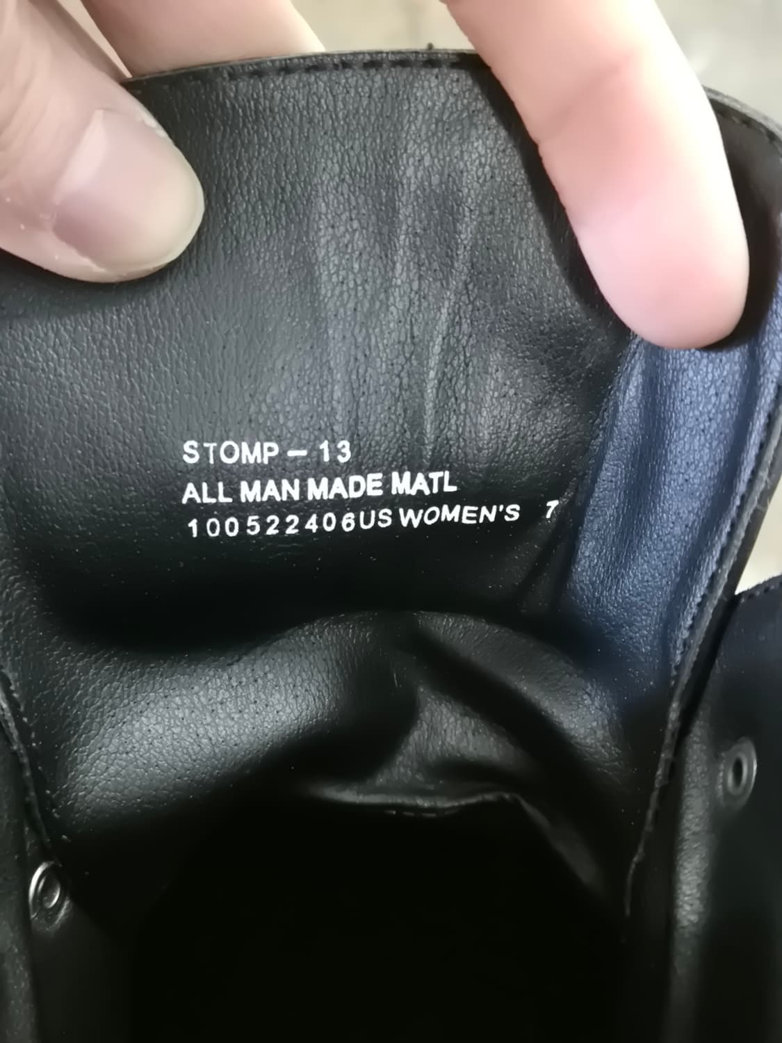 데모니아 STOMP-13 블랙 플랫폼 워커 240 상품이미지8