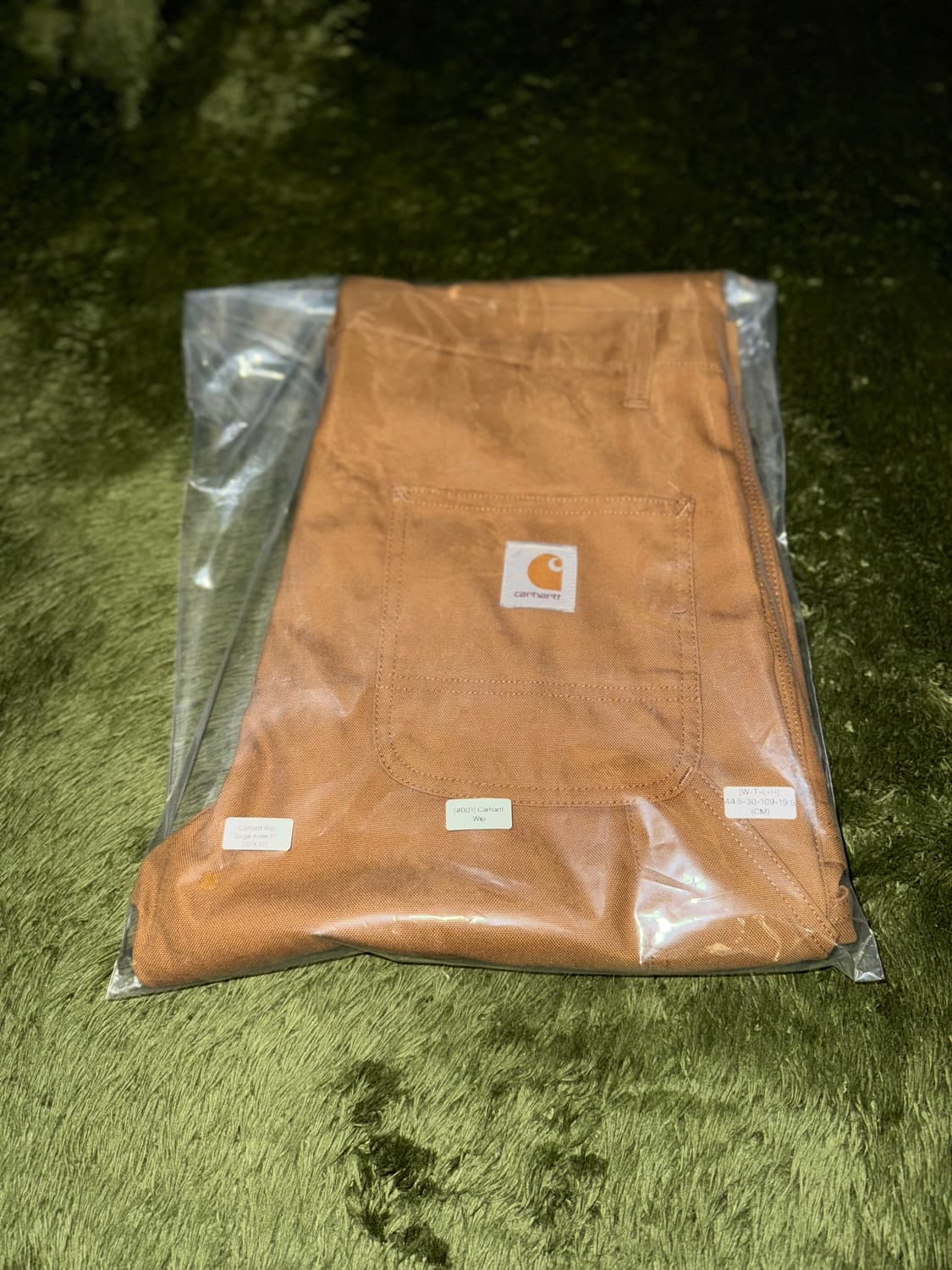 [32X32] 칼하트 WIP 코튼 블렌디드 싱글니 워크 팬츠 탄 상품이미지10