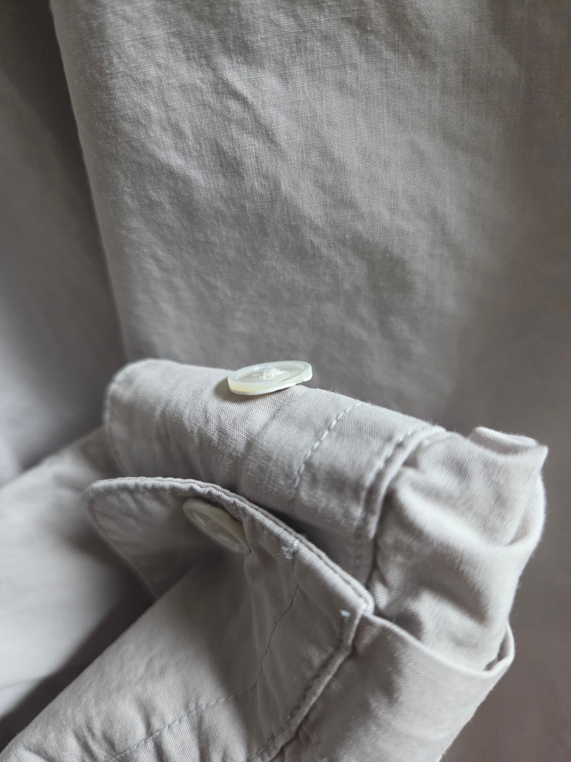 블랭크룸 코튼 셔츠 라이트그레이 4 상품이미지5