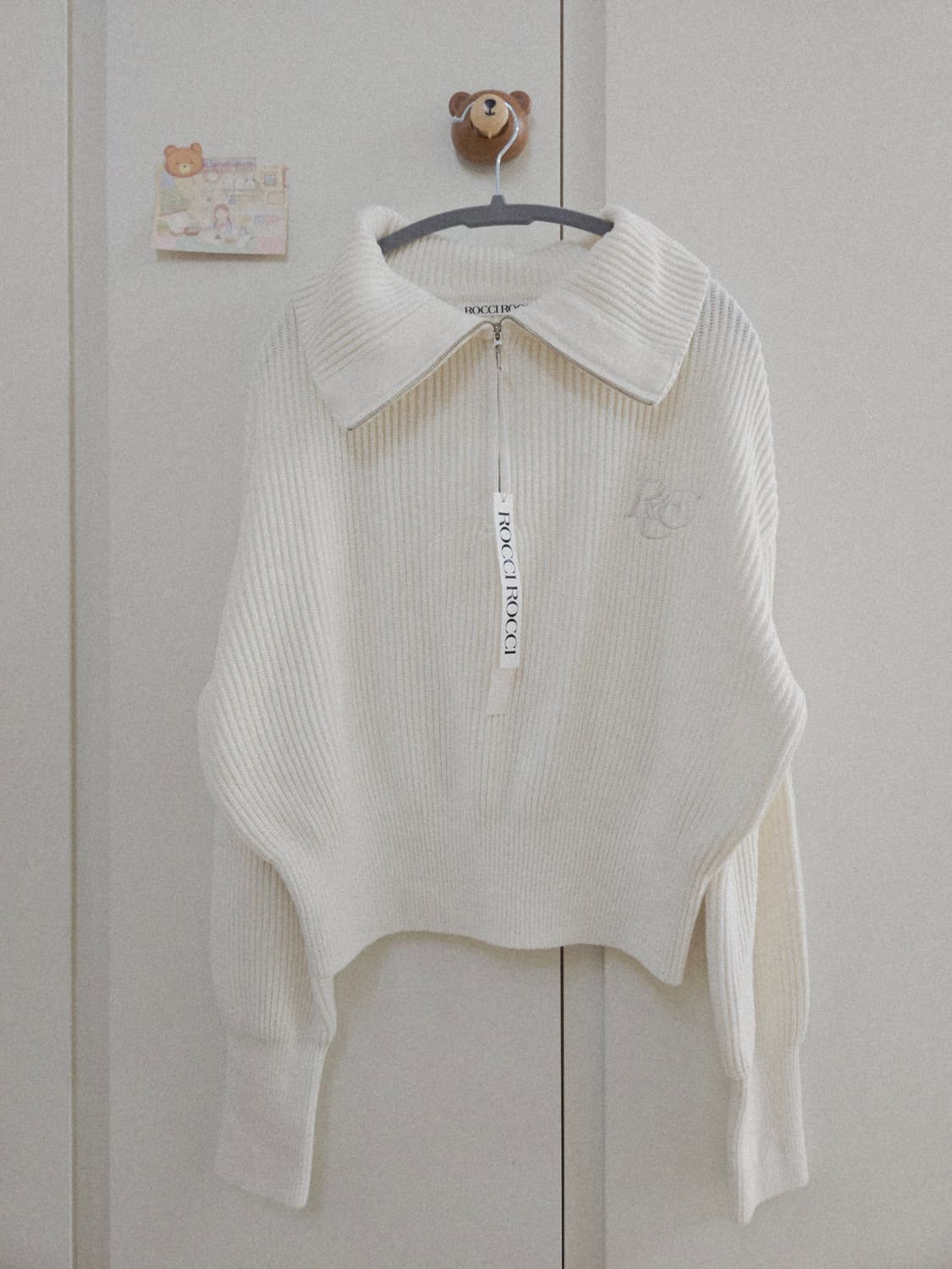 [새상품] 로씨로씨 반집업 니트 상품이미지8