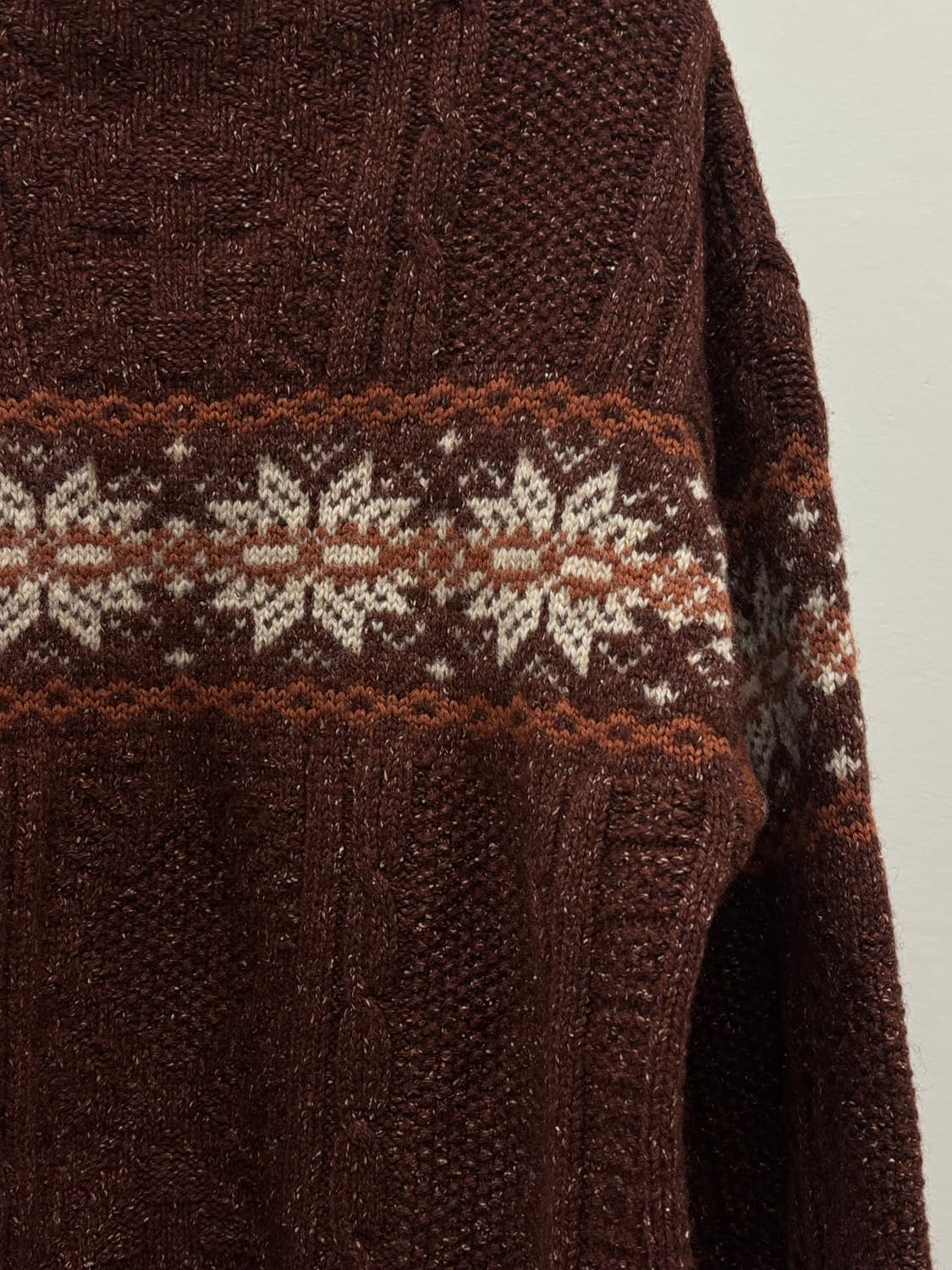 빈티지 노르딕 울 니트 스웨터 상품이미지6