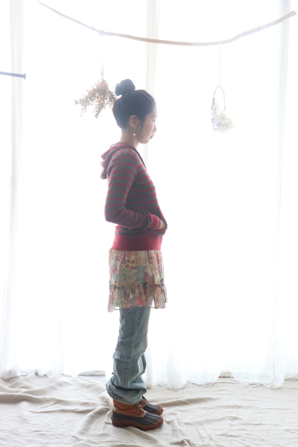 [Hysteric Glamour] Border Hoodie (새상품) 상품이미지4