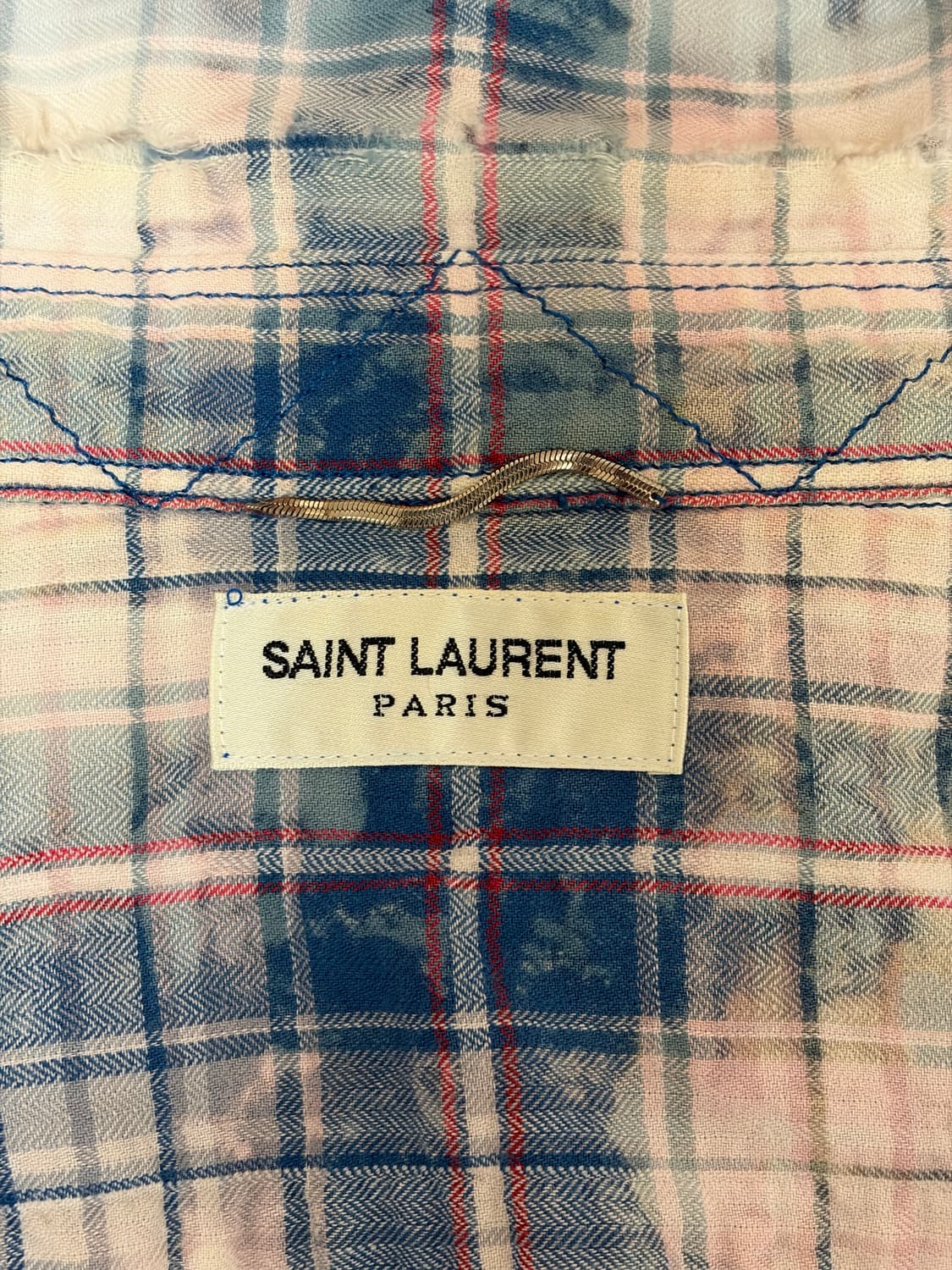 생로랑 16ss 서프사운드 블리치드 디스 셔츠 M 상품이미지3