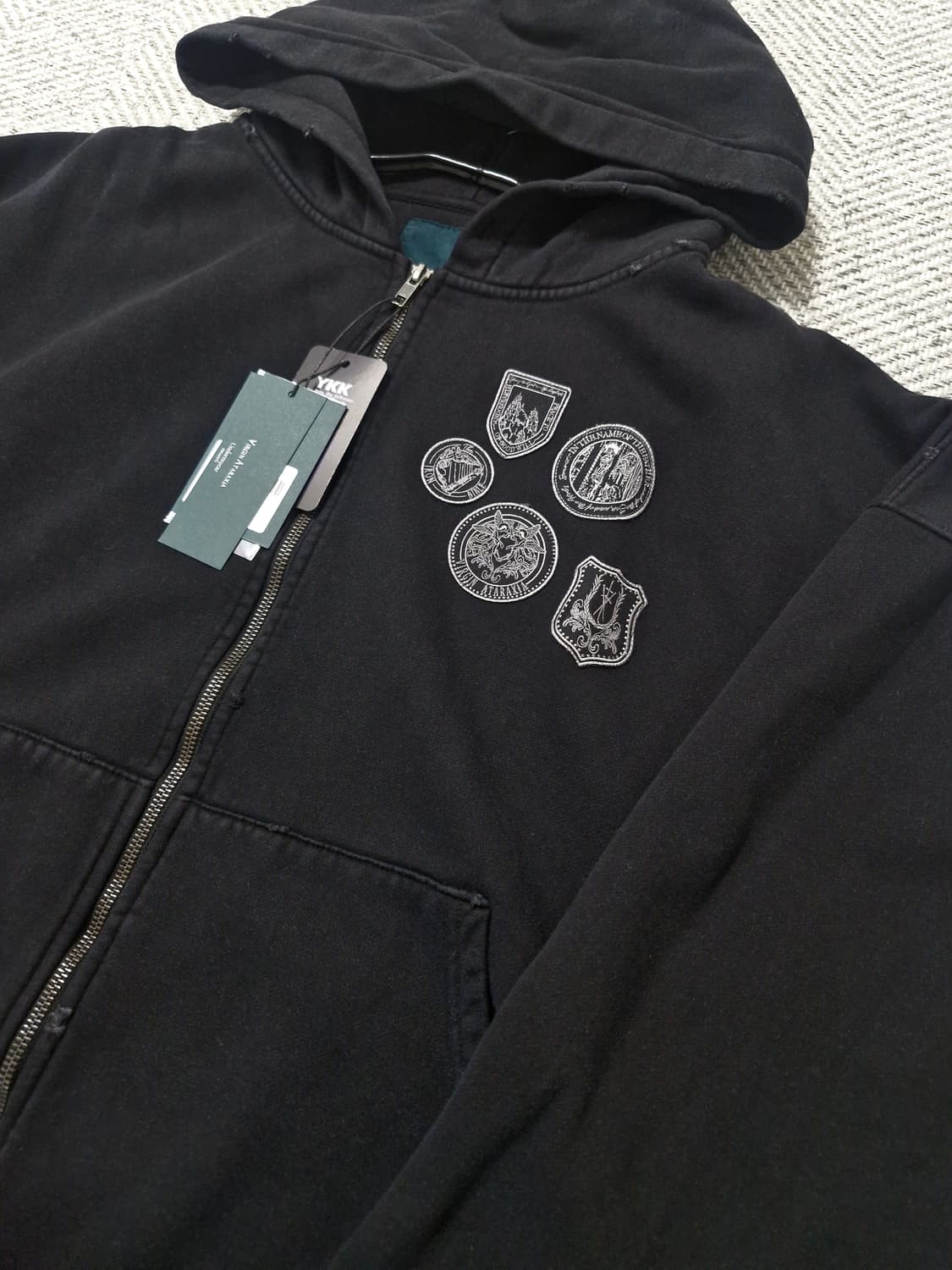 (미시착새상품) 언더마이카 멀티패치 후드집업 1사이즈 상품이미지1