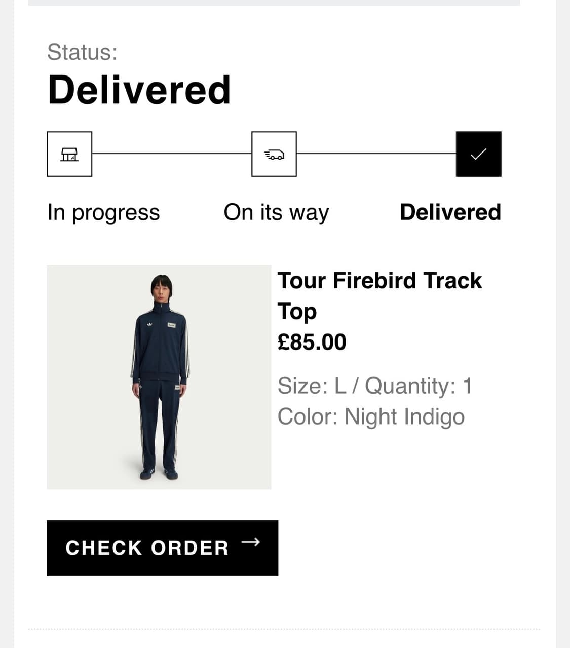 새상품) 아디다스 오아시스 트랙탑 네이비 UK L (한국 XXL) 택포 상품이미지2