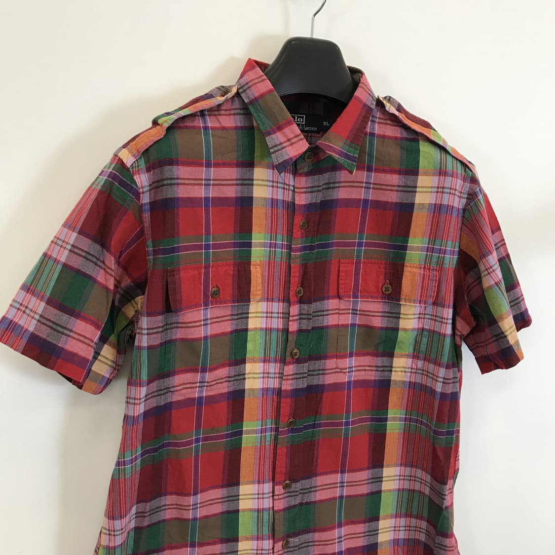 폴로 랄프로렌 마드라스 플란넬 체크셔츠 [XL] 상품이미지2