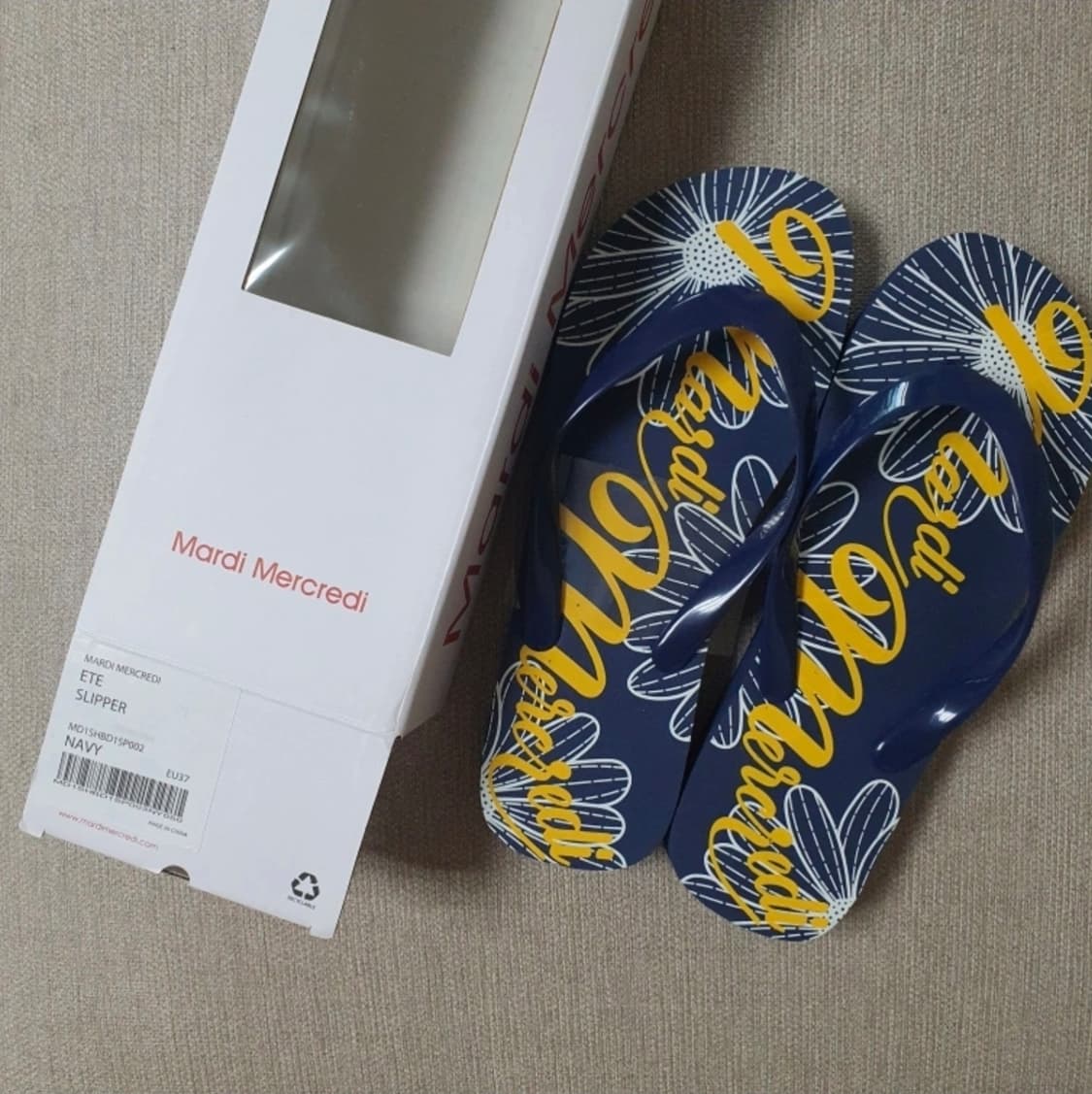 (새상품) 마르디 메크르디 쪼리 상품이미지3