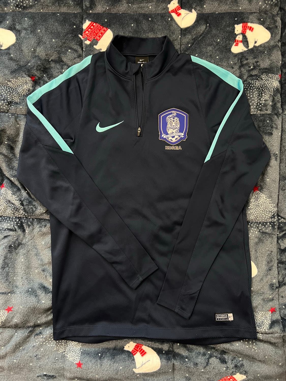 대한민국 국가대표 지급용 하프집업 (16-18) 상품이미지1