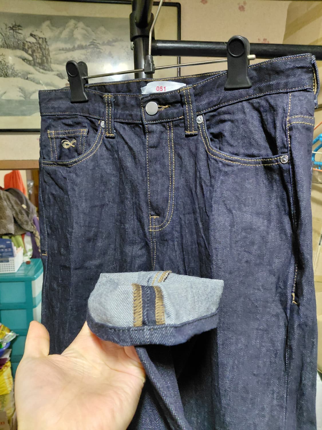 [플랙]칸디아니 스티즈051 로우 데님 청바지 32사이즈  상품이미지10