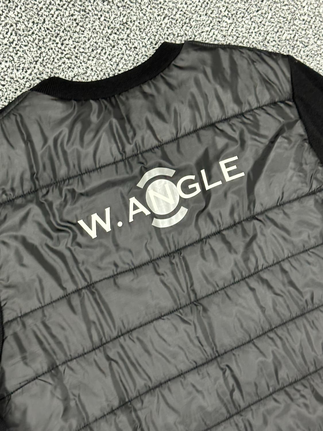 와이드앵글 골프 방풍 블랙 경량 니트 상품이미지7