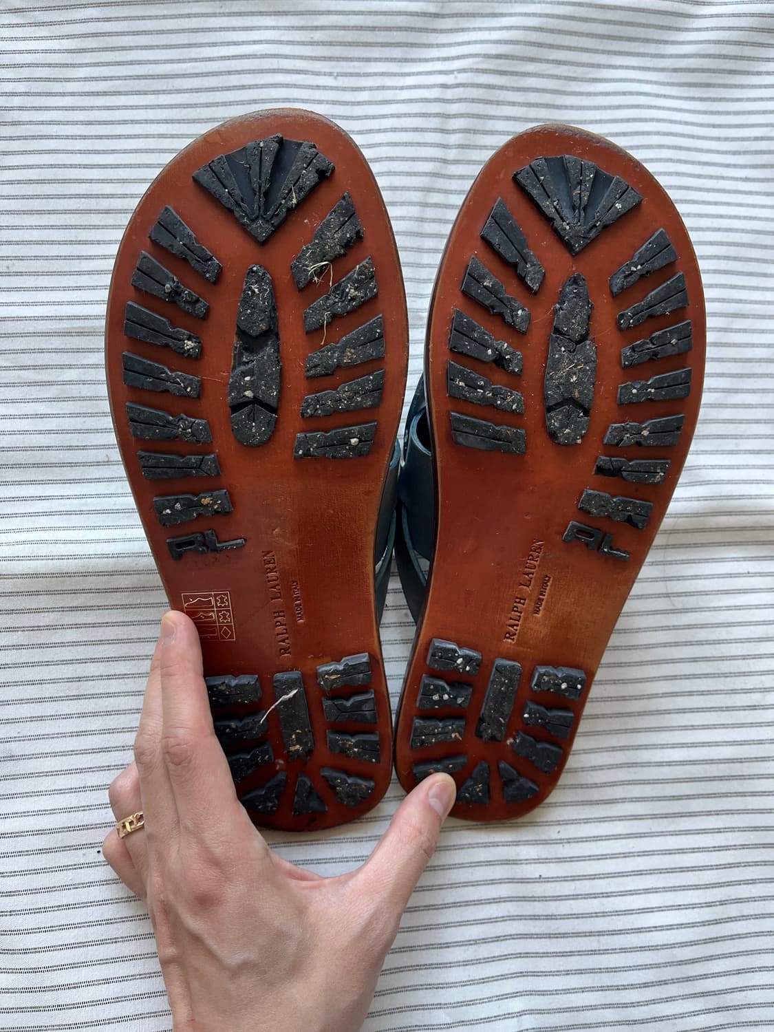 폴로 랄프로렌 이태리 레더 샌들 (270) 상품이미지6