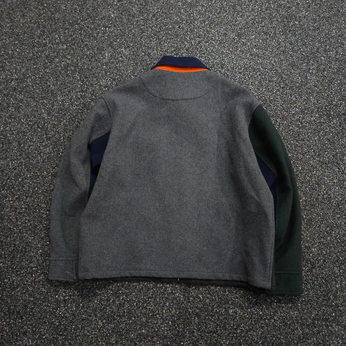 디스이즈네버댓 컬러블럭 울 집업 포켓 자켓  상품이미지2